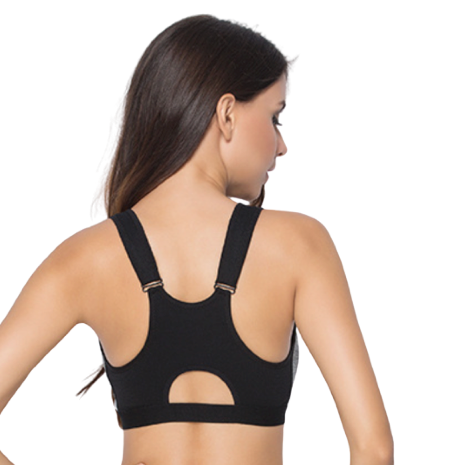 TANFIT CLIP ZIP SPORTS BRA
