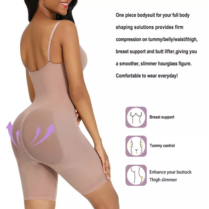 One-piece body shaping underwear abdomen support bust corset