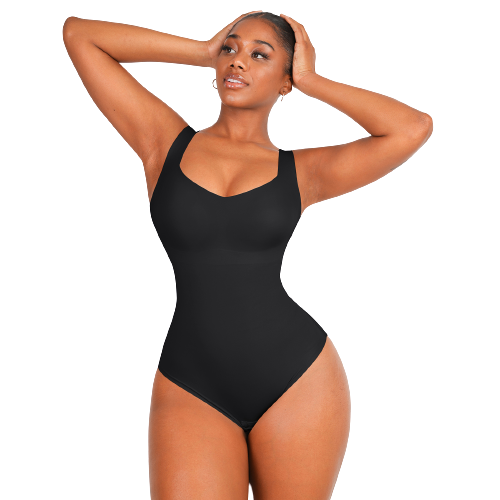 Seamless Bodysuit Shapewear - Black