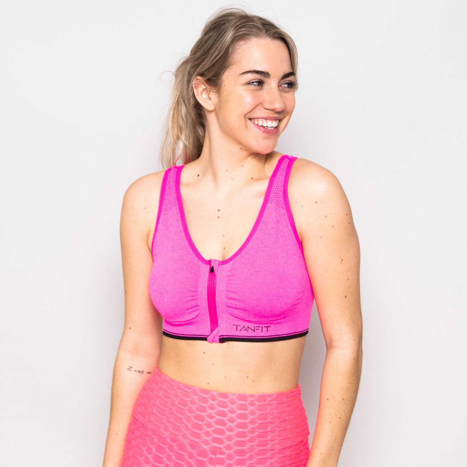 Zip Front Sports Bra | Tanfit.Shop