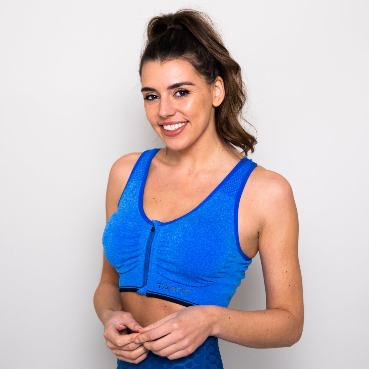 Zip Front Sports Bra | Tanfit.Shop 