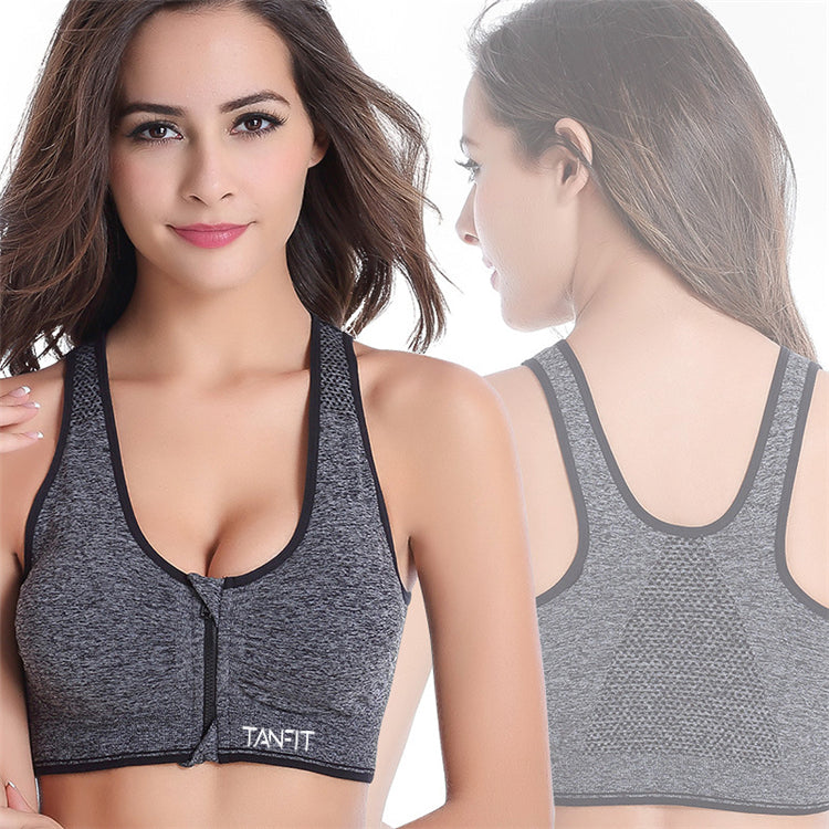 Zip Front Sports Bra | Tanfit.Shop